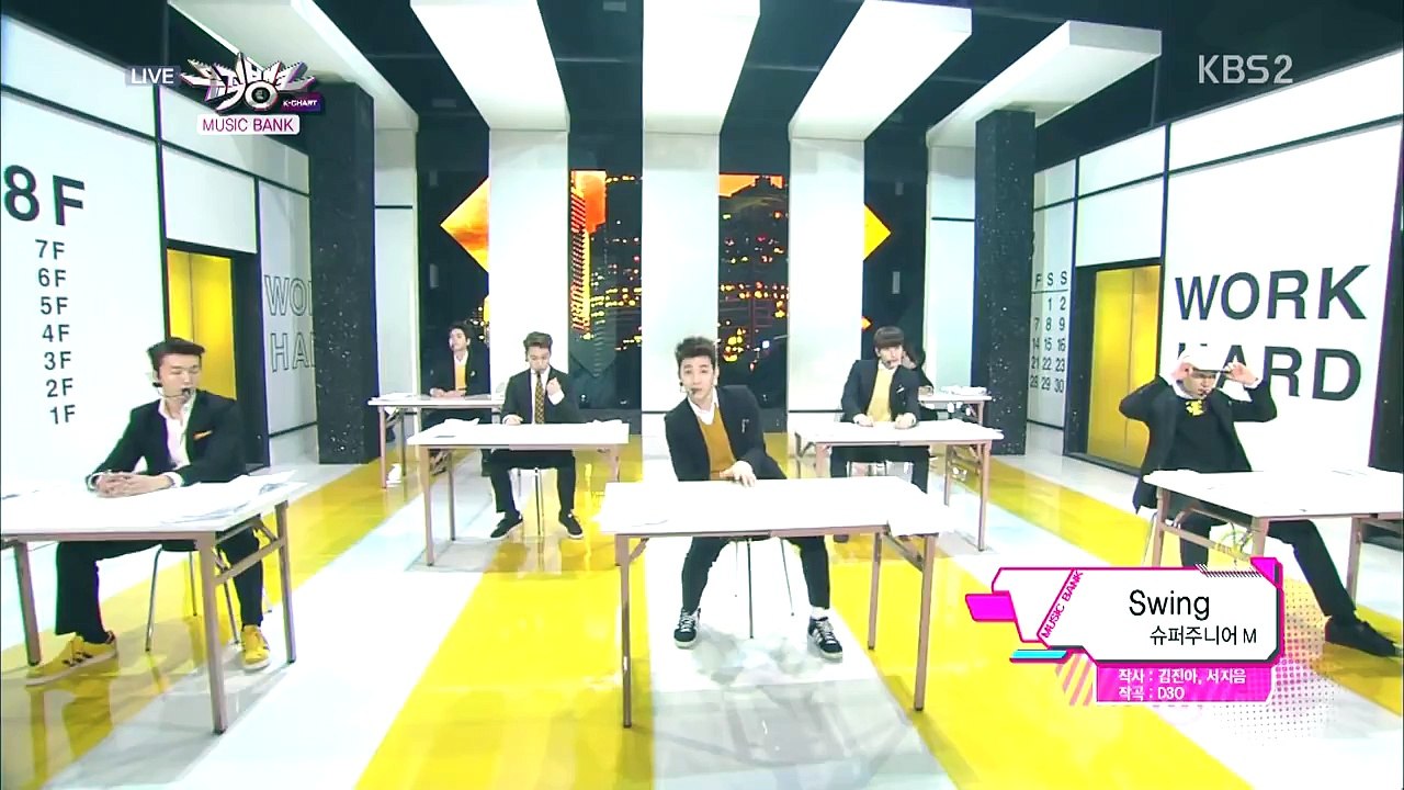 Super Junior-M_Comeback Stage SWING (KOR ver.)_KBS MUSIC BANK_2014.03.28