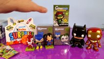 Kinder Surprise Eggs Batman Funko Pop Toys DC Universe Mystery Minis By Disney Cars Toy Club