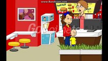 Caillou misbehaves at McDonalds and gets grounded