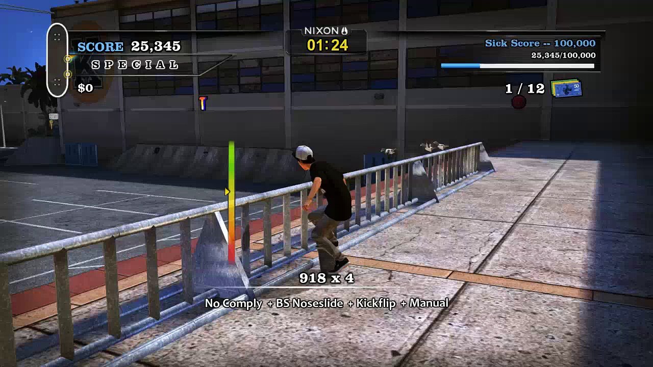 Pretty not bad Tony Hawk's Pro Skater Street Gameplay