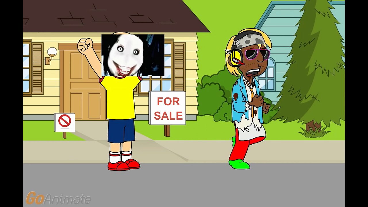 Caillou scares people and gets grounded