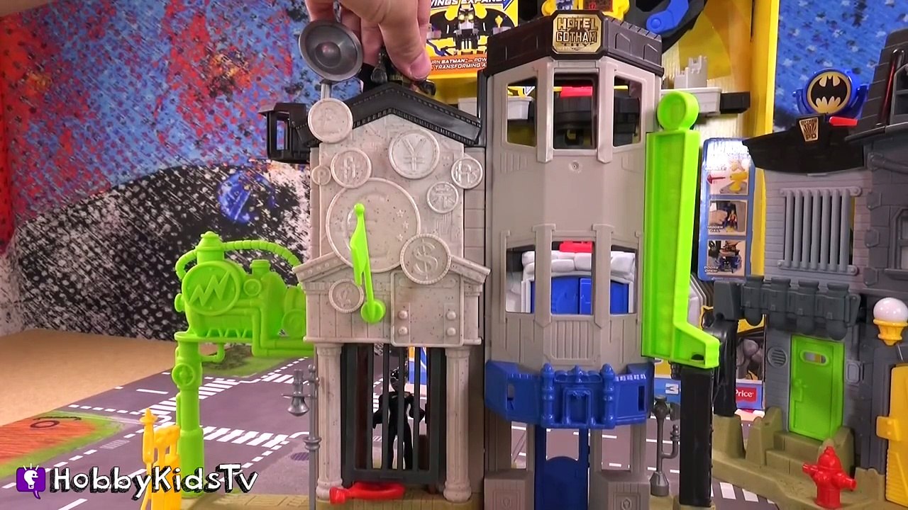 NEW IMAGINEXT Batman Toys Transforming Cave+Car! Blind Surprise Boxes By HobbyKidsTV