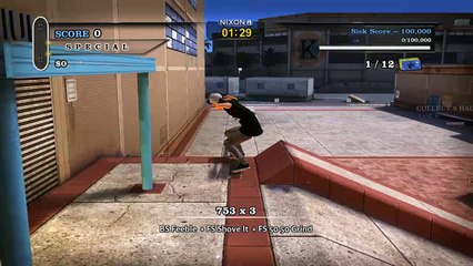 Epic Tony Hawk's Pro Skater Street Gameplay