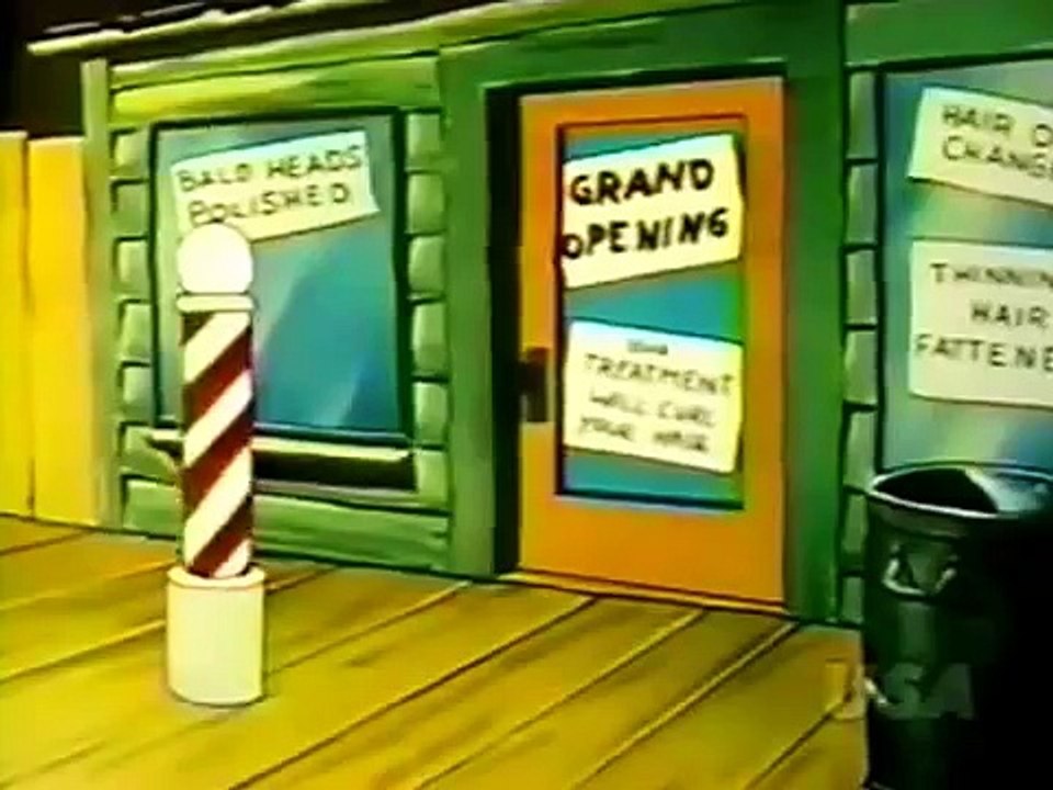 Heckle & Jeckle cartoons Hair Cut-Ups (1952) Terrytoons