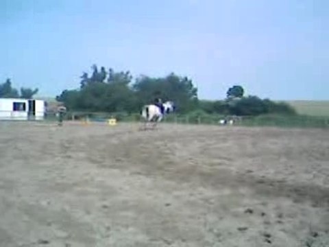 saut d'obstacle au galop