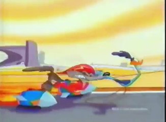 Pontiac Grand Prix Wide Track Roadrunner and Wile E Coyote ad