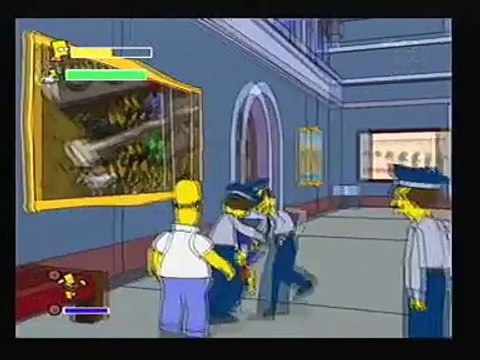 The Simpsons Game: Bartman Begins PS2 part 2