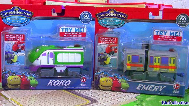 Chuggington Emery and Koko Interactive Railway talking trains toys review