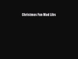 Download Christmas Fun Mad Libs Ebook Online