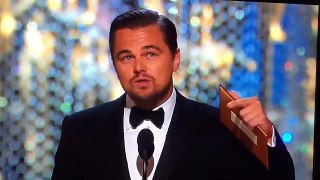 Leonardo DiCaprio Speech after winning  Oscar for Best Actor || Emotional talk about Cllimate and revenant journey