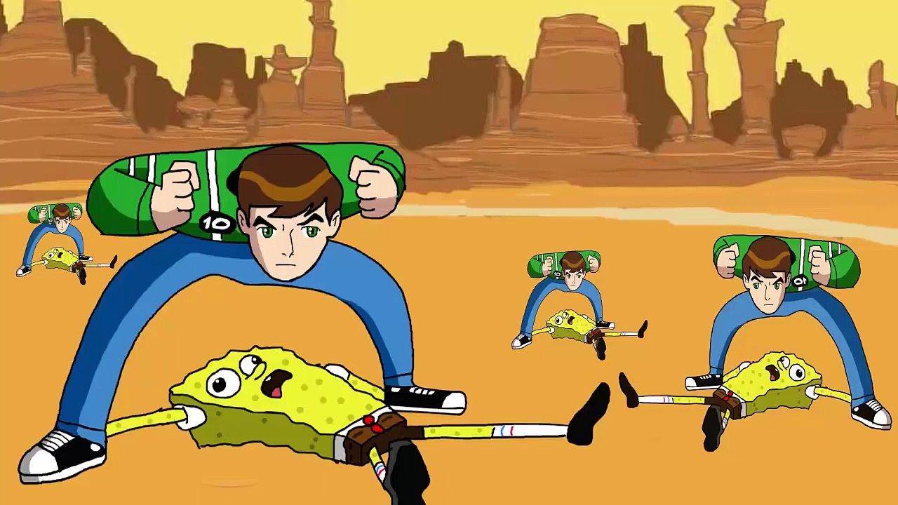 BEN 10 VS SPONGEBOB