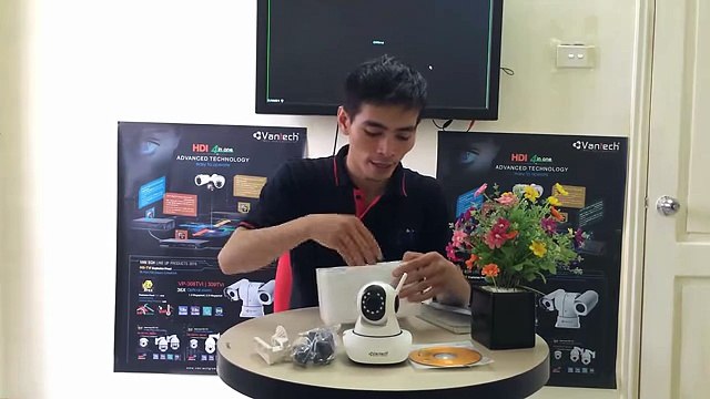 Hướng dẫn tự lắp đặt Camera IP Vantech 6300