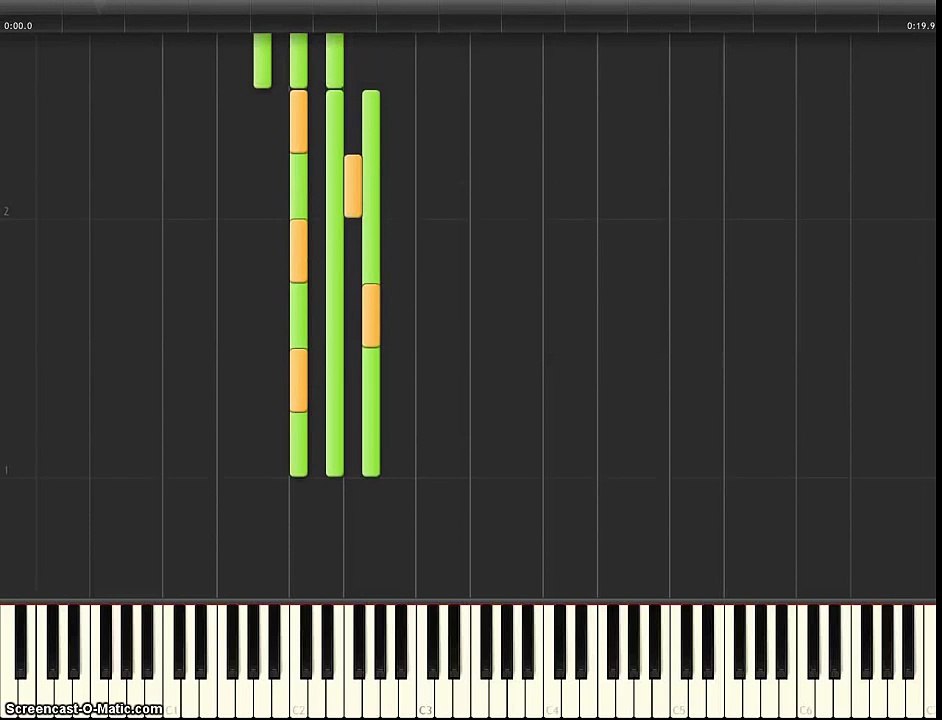 Code Lyoko Theme - New Easy Version - Synthesia