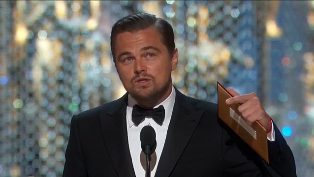 Leonardo DiCaprio Oscars acceptance speech