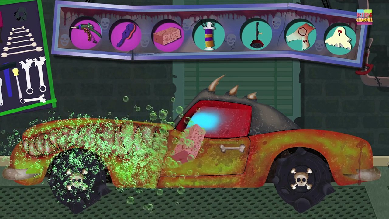 Scary Car Wash | Haunted House Monster Truck | Halloween Special | Episode 5