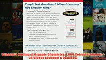 Download PDF  Schaums Outline of Organic Chemistry 1806 Solved Problems  24 Videos Schaums FULL FREE