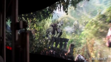 [Xtreme Low Light] King Kong 360 3-D Ride - Worlds Largest 3D Ride Experience - Universal