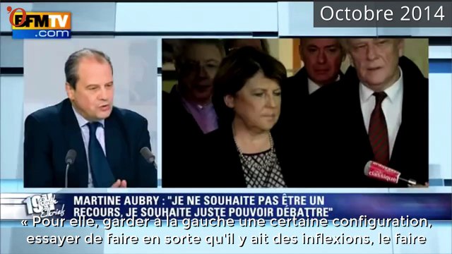 Cambadélis à Aubry : « Je préfère qu’on reste amis... »