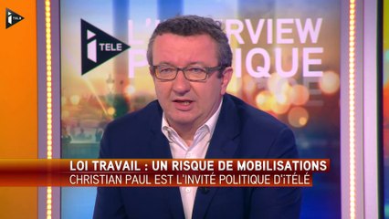La loi Travail mériterait "l'Oscar de la régression sociale", estime Christian Paul