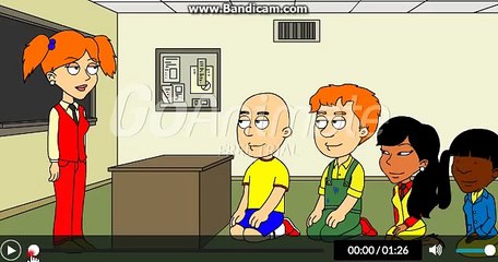 Caillou sings the Caillou Theme Song and Gets Grounded