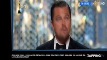 Oscars 2016 - Leonardo DiCaprio: Son discours très engagé en faveur de l'environnement (vidéo)