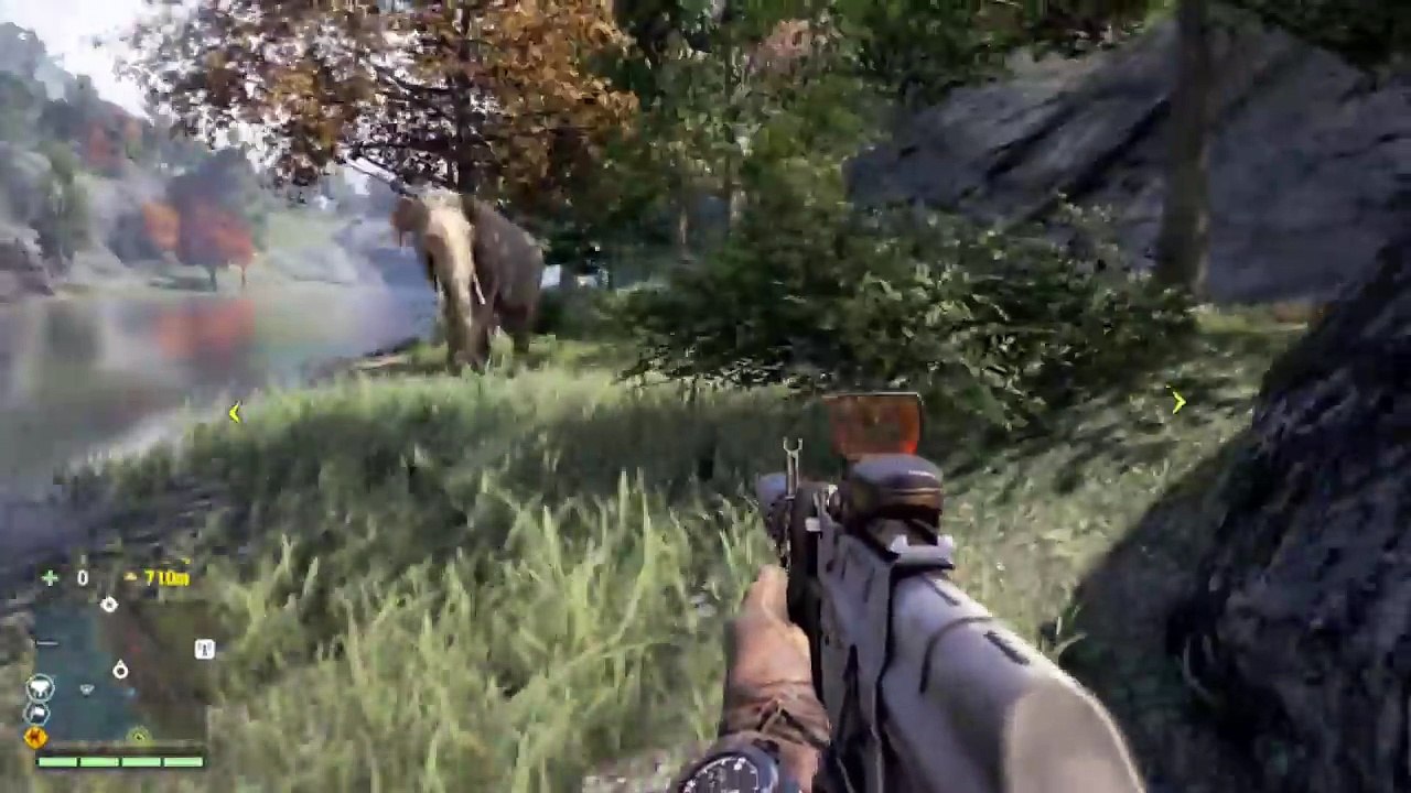 Far Cry 4 - Elephant vs Crocodile