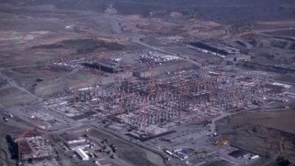 Aa, Üçüncü Havalimanı İnşaatını Havadan Görüntüledi