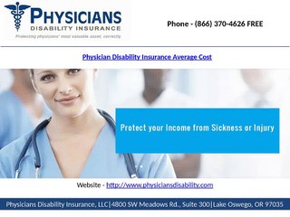Doctors disability insurance