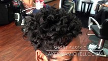 Short hair cuts waves texture betty boop Los Angeles & Dallas