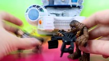 Star Wars Playskool Heroes Jedi Force Millennium Falcon Han Solo & Chewbacca Darth Vader
