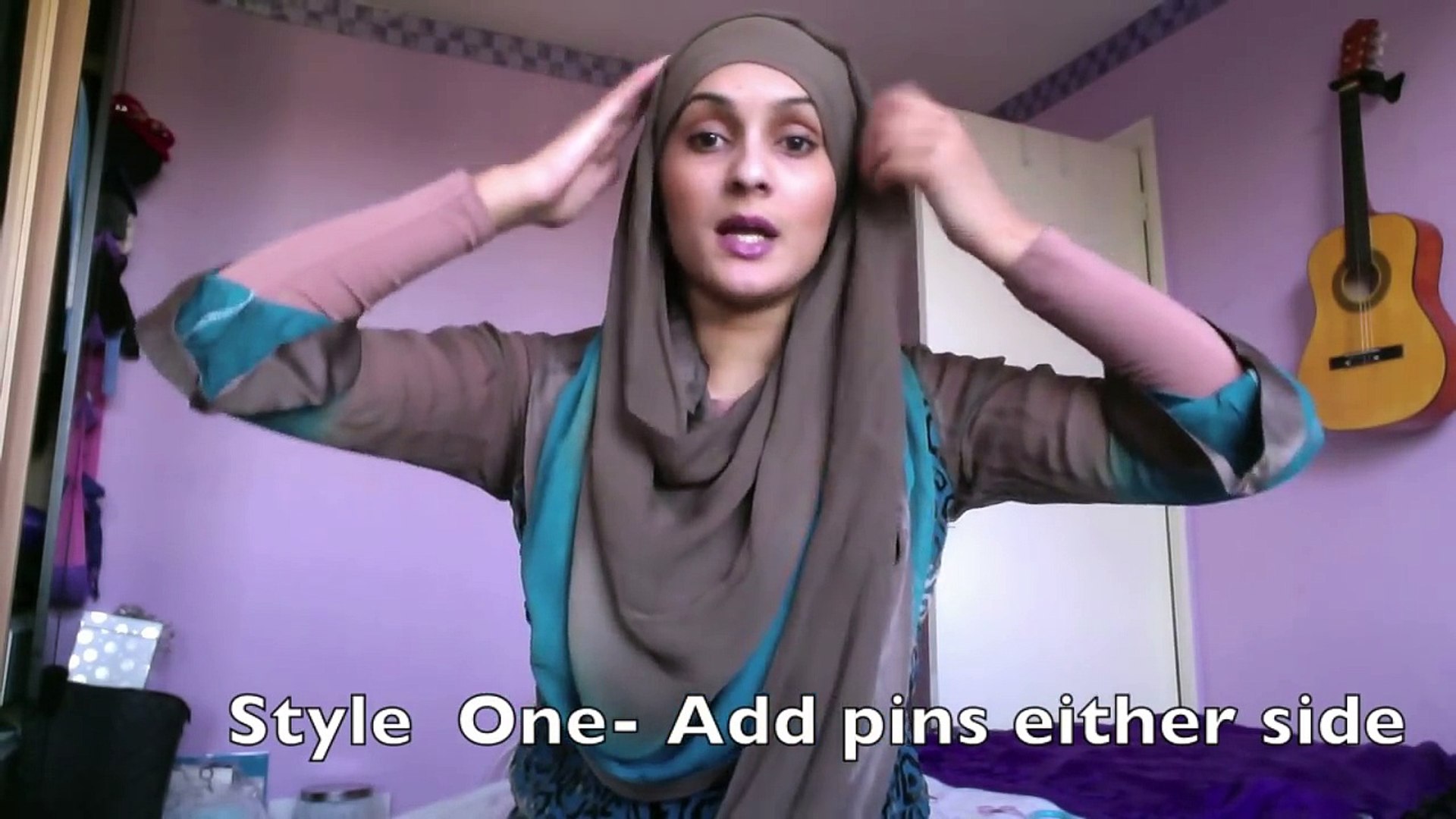 Hijab Style Using DUPPATA - Dupatta Hijab Styles -HOW TO USE DUPATTA FOR HIJAB STYLE - Wear Dupatta 