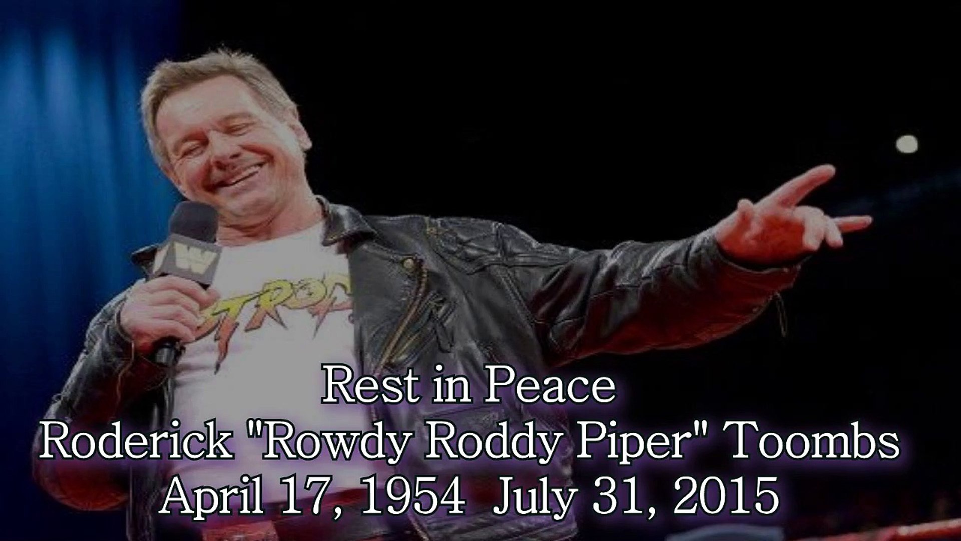 ⁣JOB'd Out - Rest in Peace Rowdy Roddy Piper (April 17, 1954 – July 31, 2015)