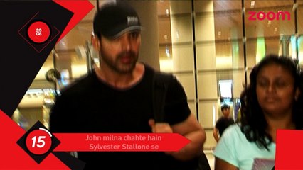 John Abraham wants t meet Sylvester Stallone- Bollywood News- #TMT