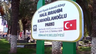 Şehit Albay Halil İbrahim Karaoğlanoğlu Parkı'nın Tabelası Ve Anıtı Yenilendi