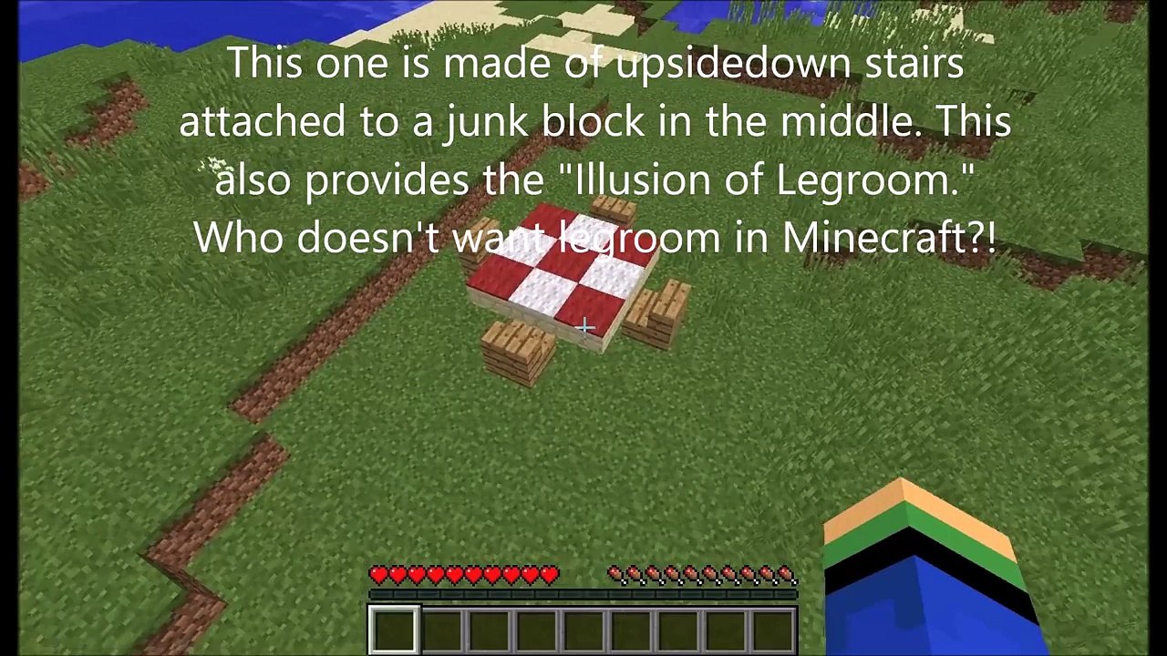 Minecraft: 5 Table Designs! | Dine with Style! | Tutorial