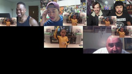 Kid Acting Bruce Lee's Nunchaku Scene (Reactions Mashup)