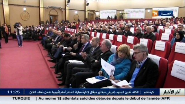 وزير التعليم العالي حجار يقف رفقة الوفد الألماني والإفريقي على المعهد الدولي للماء والطاقات