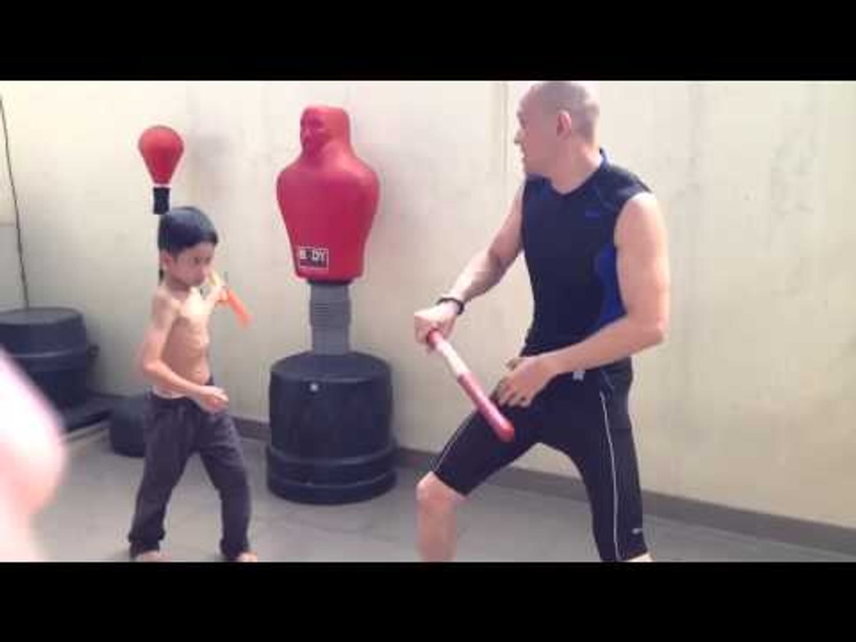 Azka Nunchaku Practice