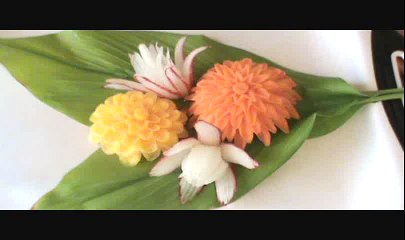 Art of Fruit and Vegetable Carving Part 9