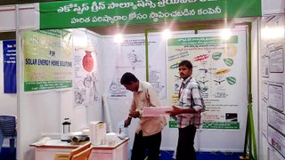 Ecospace Solar Stall - Demonstration of Low Cost Solar Energy Solutions @ Vijayawada