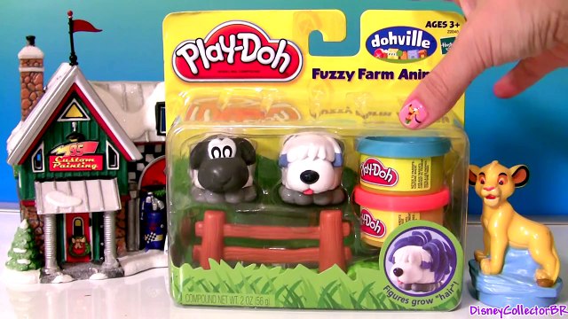Play Doh The Lion King Simba Fuzzy Farm Jungle Animals Sheep Sheepdog Dohville Disneyplaydough