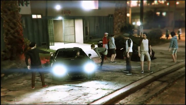 GTA V - Illegal Street Race (Rockstar Editor) GTA 5 Short Film Cinematic