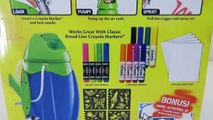 Crayola Markør Airbrush Playset | Enkel DIY Lage Din Egen Airbrush Kunst!