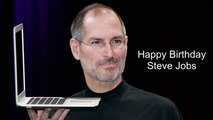 Happy Birthday to the inventor & former CEO of Apple Inc, Steve Jobs