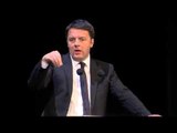 Milano - Renzi alla presentazione di Italia 2040 'Human Technopole'' (Piccolo Teatro) (25.02.16)