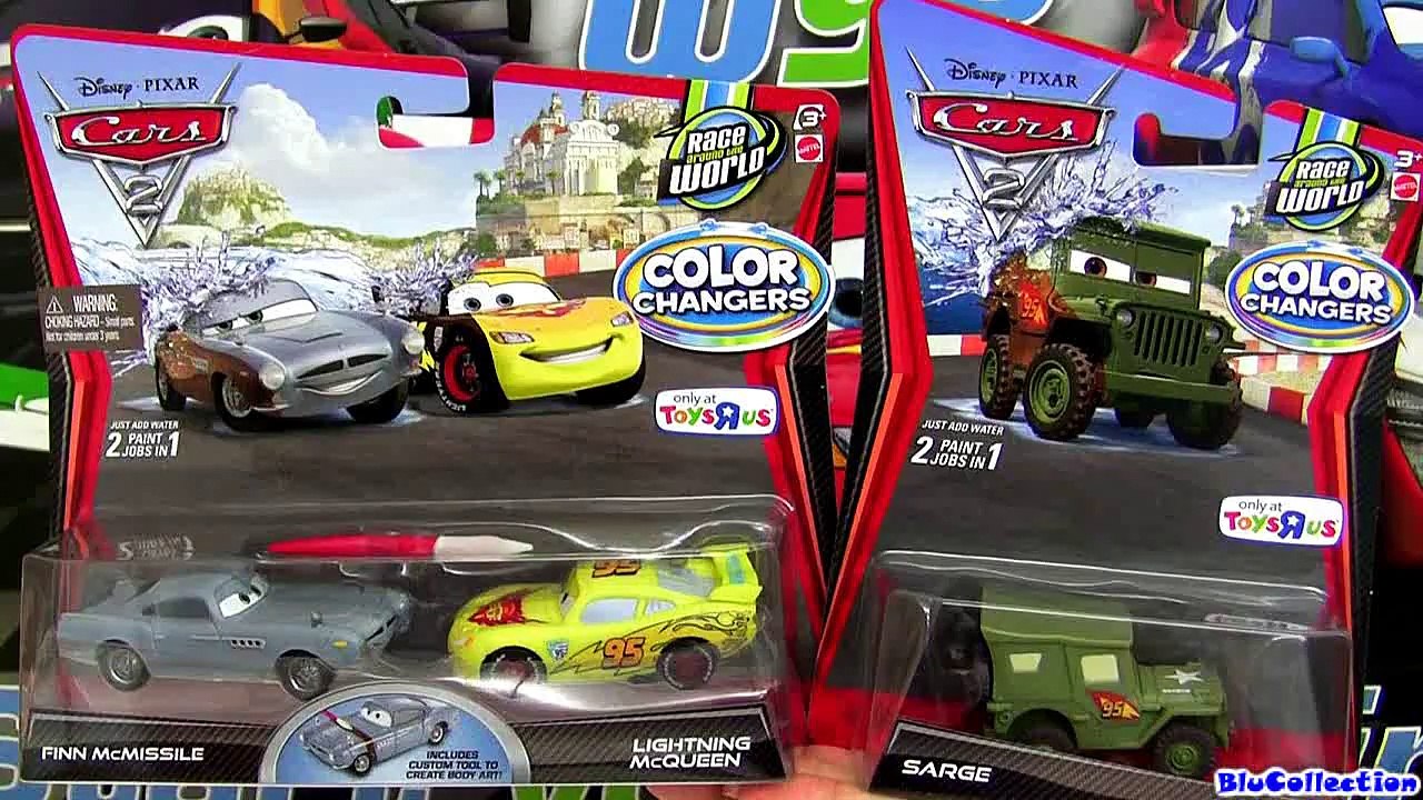 12 Color Changers CARS Boost, Wingo, Lightning Mcqueen, Sarge, Finn ...