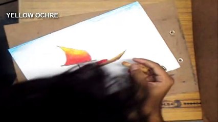 How to Draw a simple River Landscape