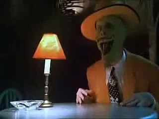 Excited Wolf Howl scene from The Mask with Jim Carrey
