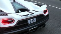 KOENIGSEGG AGERA R IN LONDON-Driving,Acceleration and Start up!