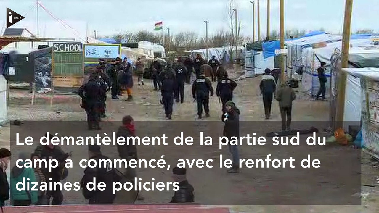 Le démantèlement du bidonville de Calais a commencé